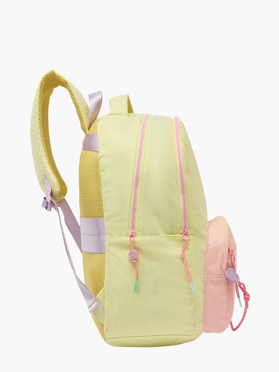 Logo Applique Backpack with Adjustable Straps - 17 inches
