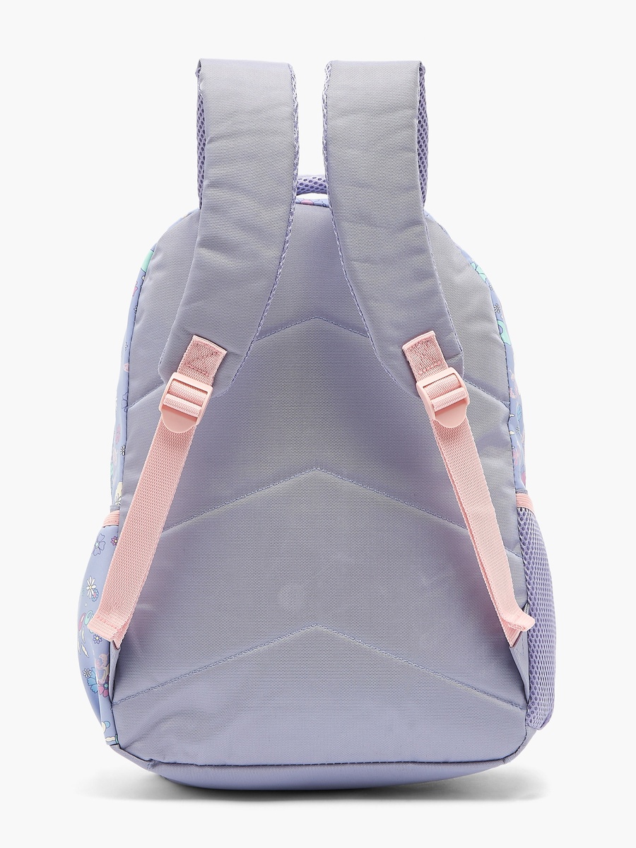 Butterfly Print Backpack with Padded Shoulder Strap - 17 inches