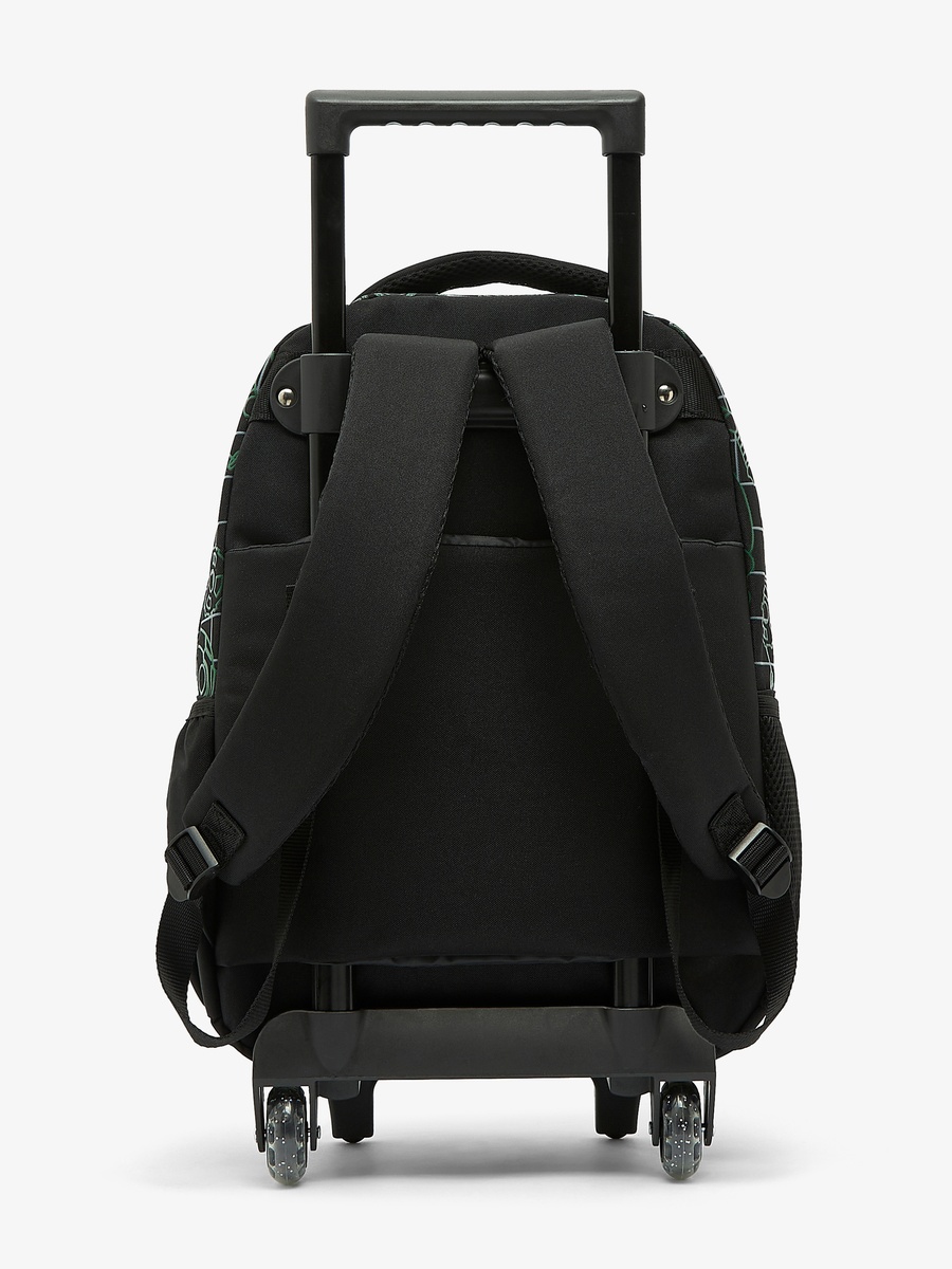 Robot Print Backpack with keychain