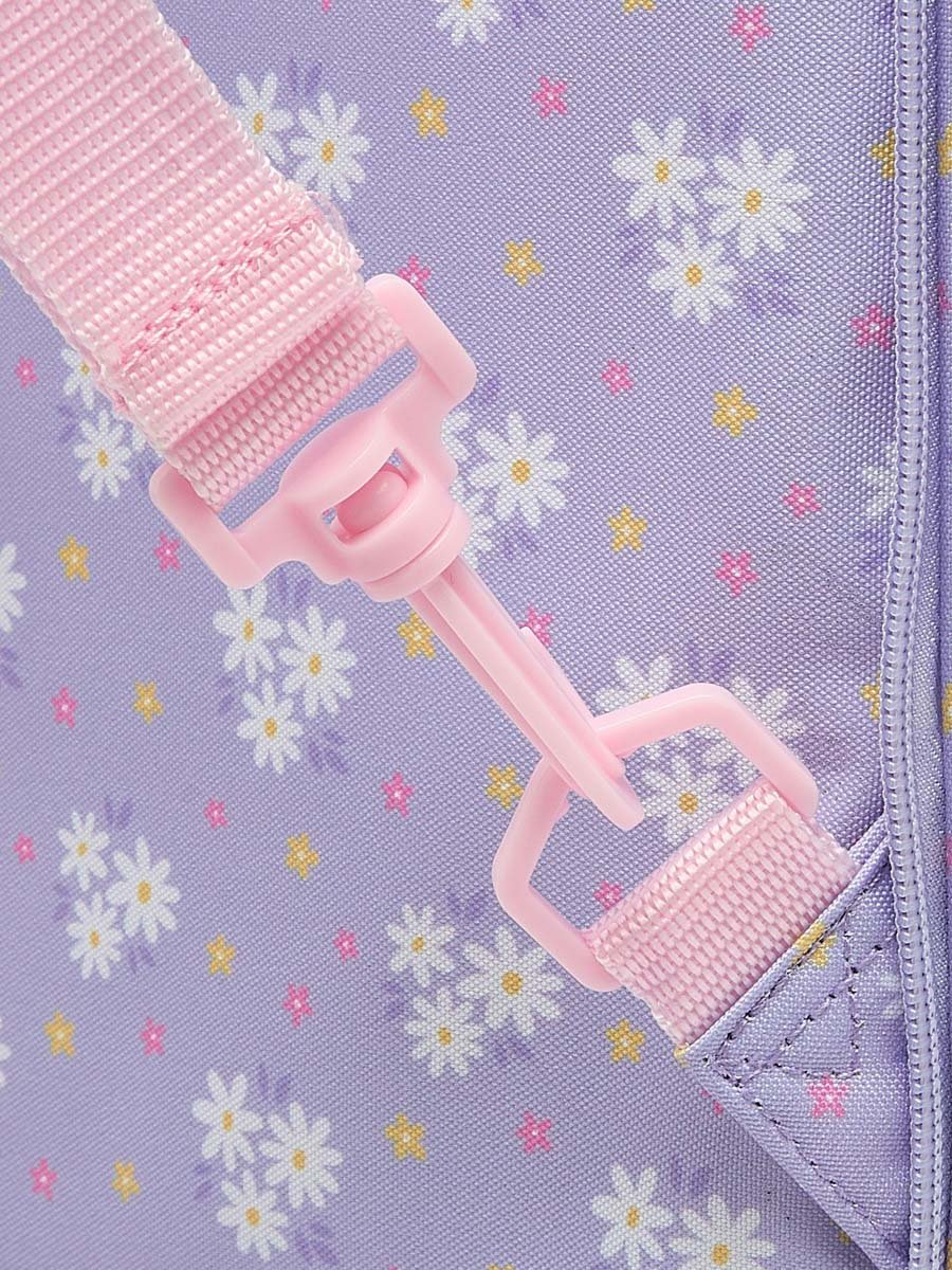 Floral Print Backpack with Padded Strap