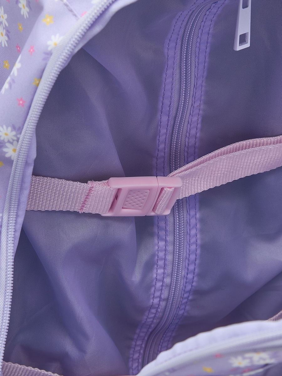 Floral Print Backpack with Padded Strap