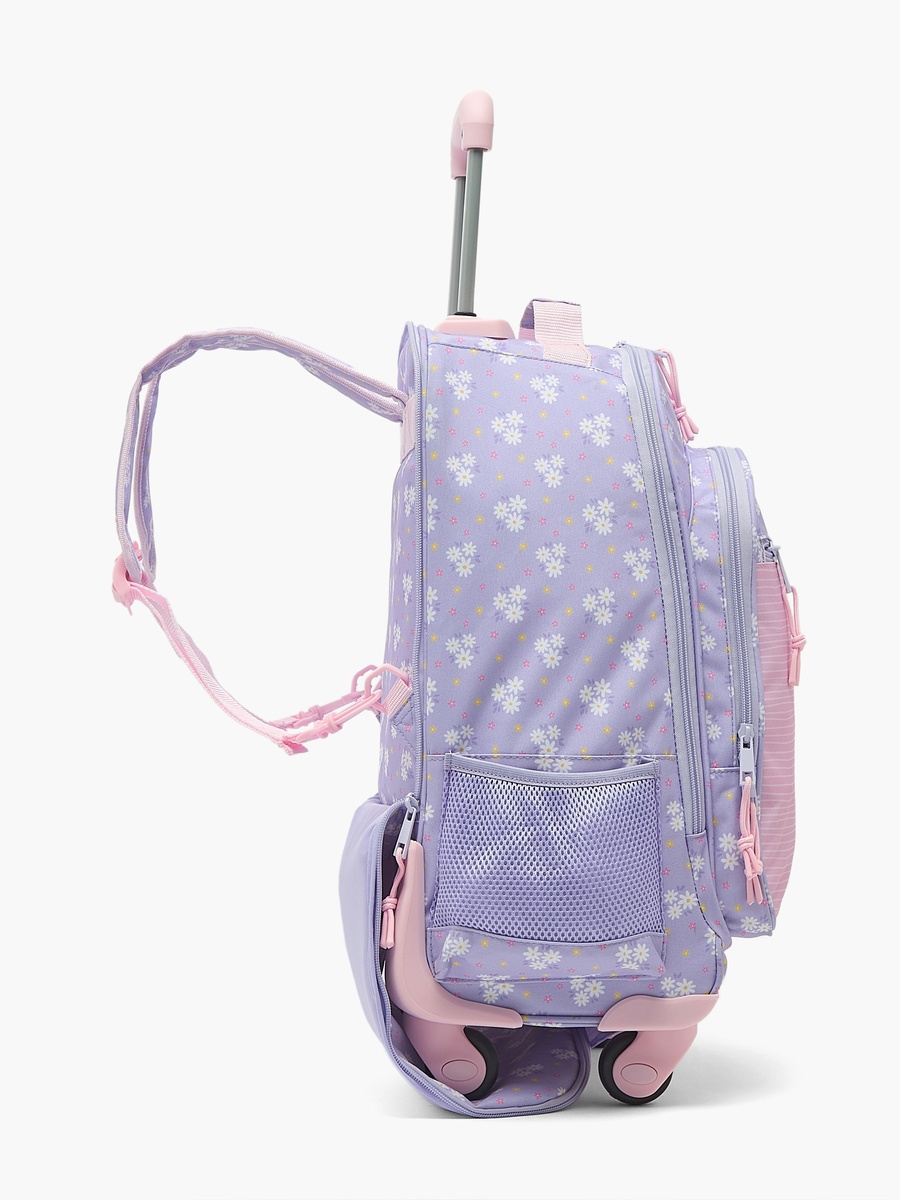 Floral Print Backpack with Padded Strap