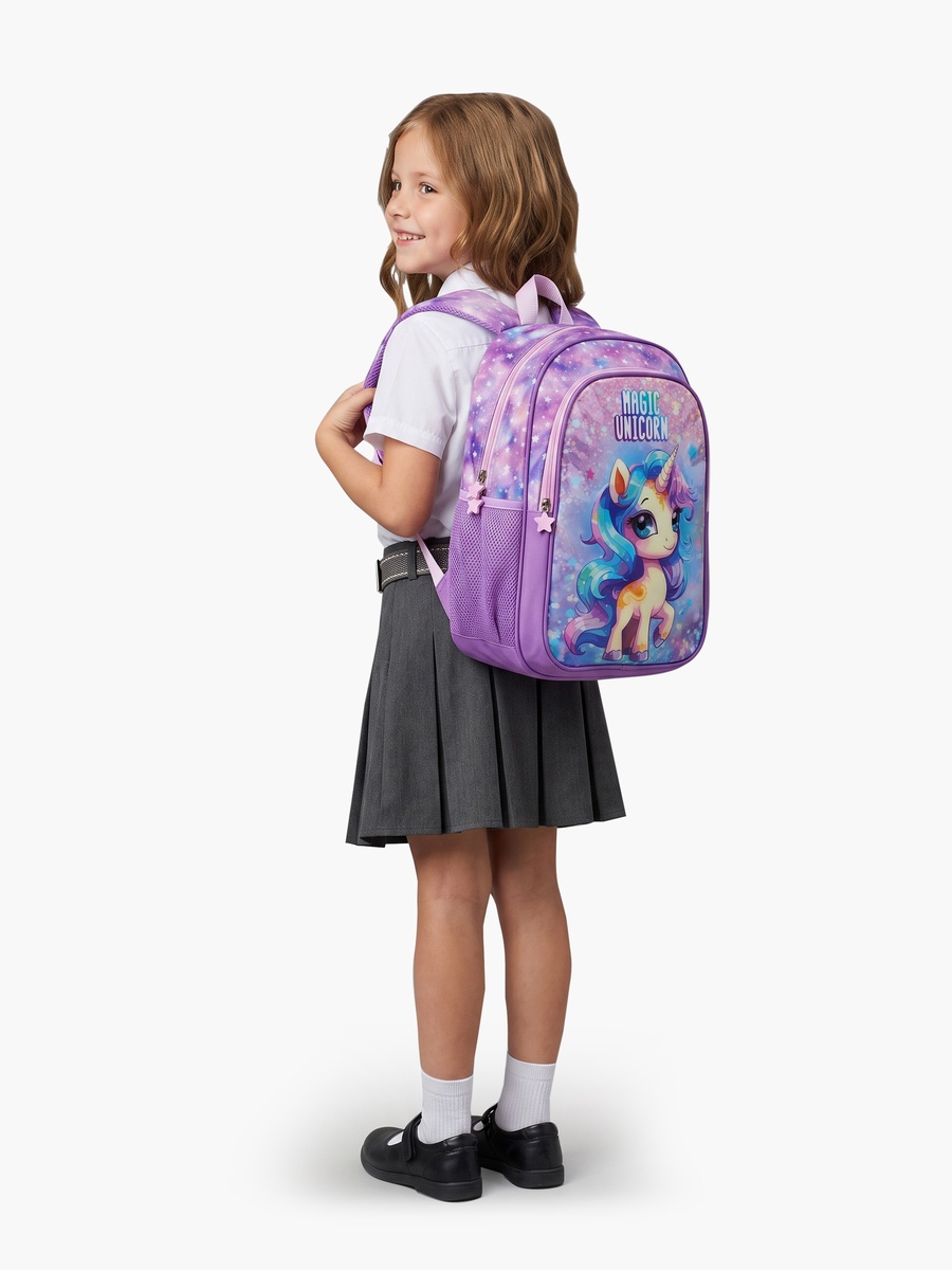 Unicorn 5-Piece School Backpack Set with Lunch Bag - 15 Inch