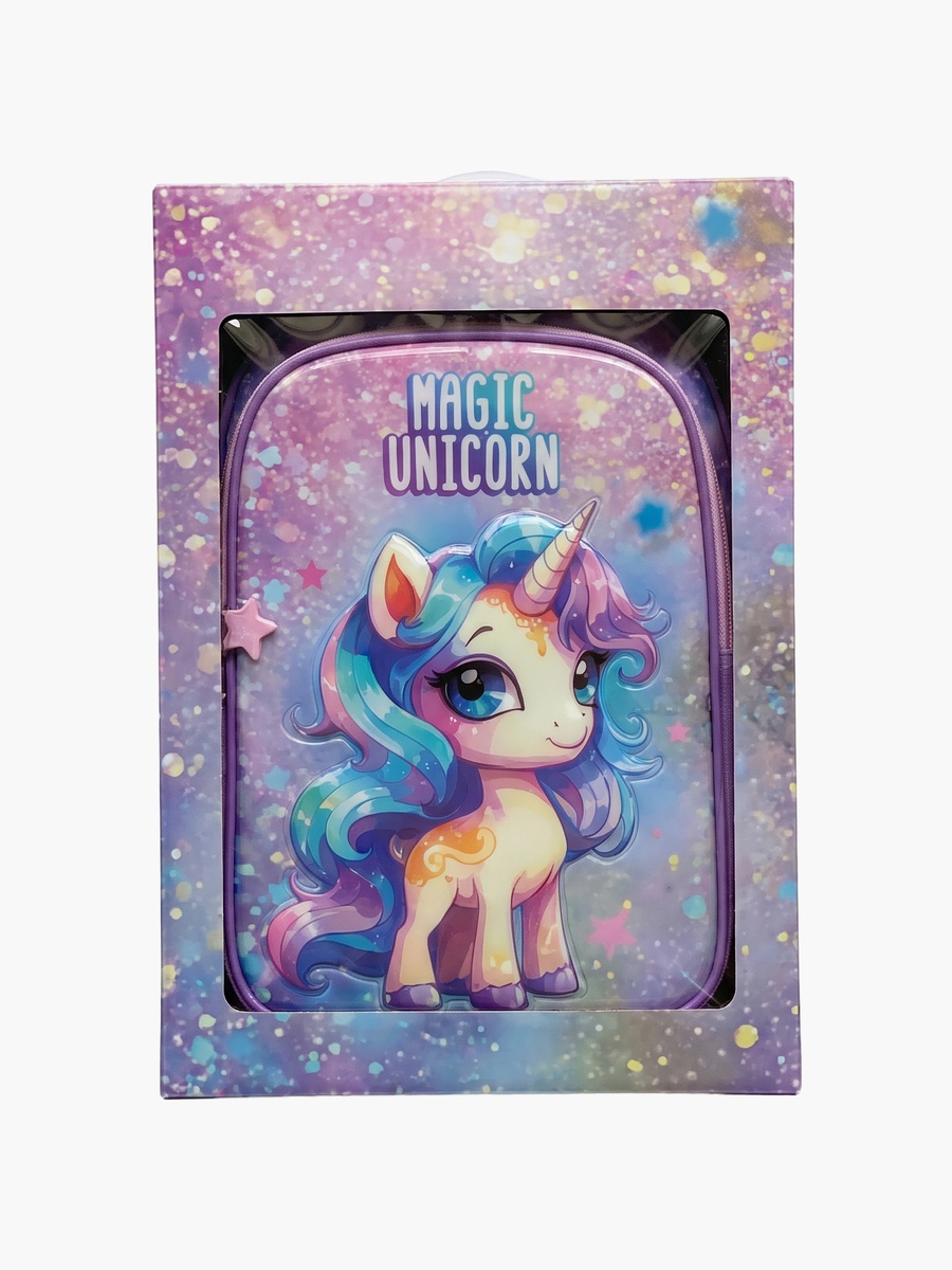 Unicorn 5-Piece School Trolley Backpack Set - 15 Inch