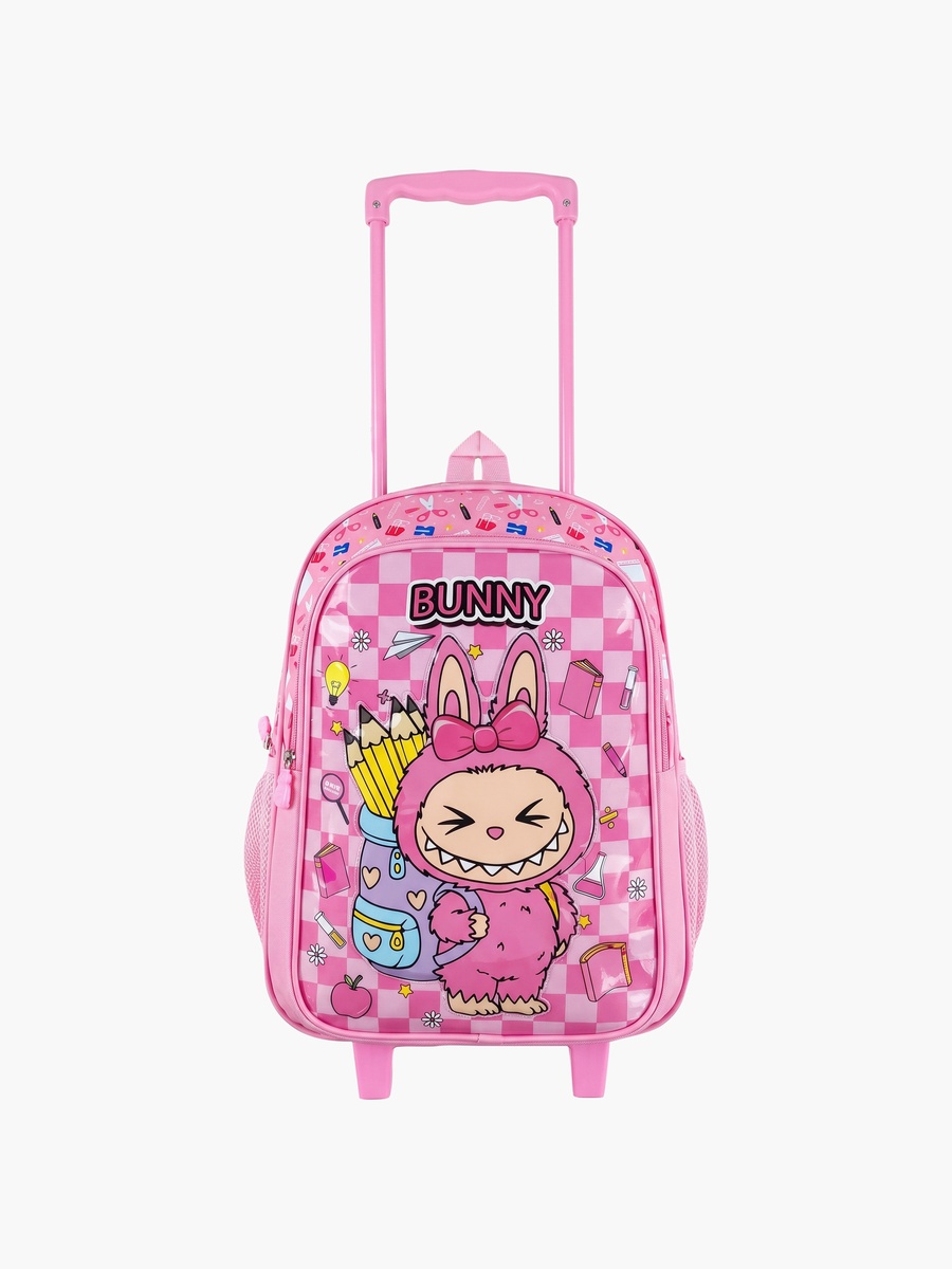 Girl Doll 5-Piece School Trolley Backpack Set - 15 Inch