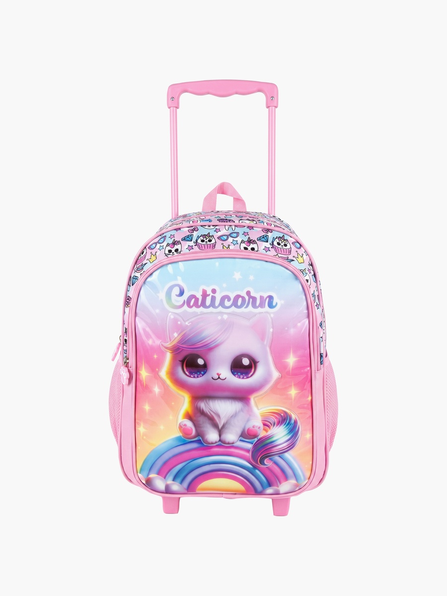 Cat Caticorn 5-Piece School Trolley Backpack Set - 15 Inch