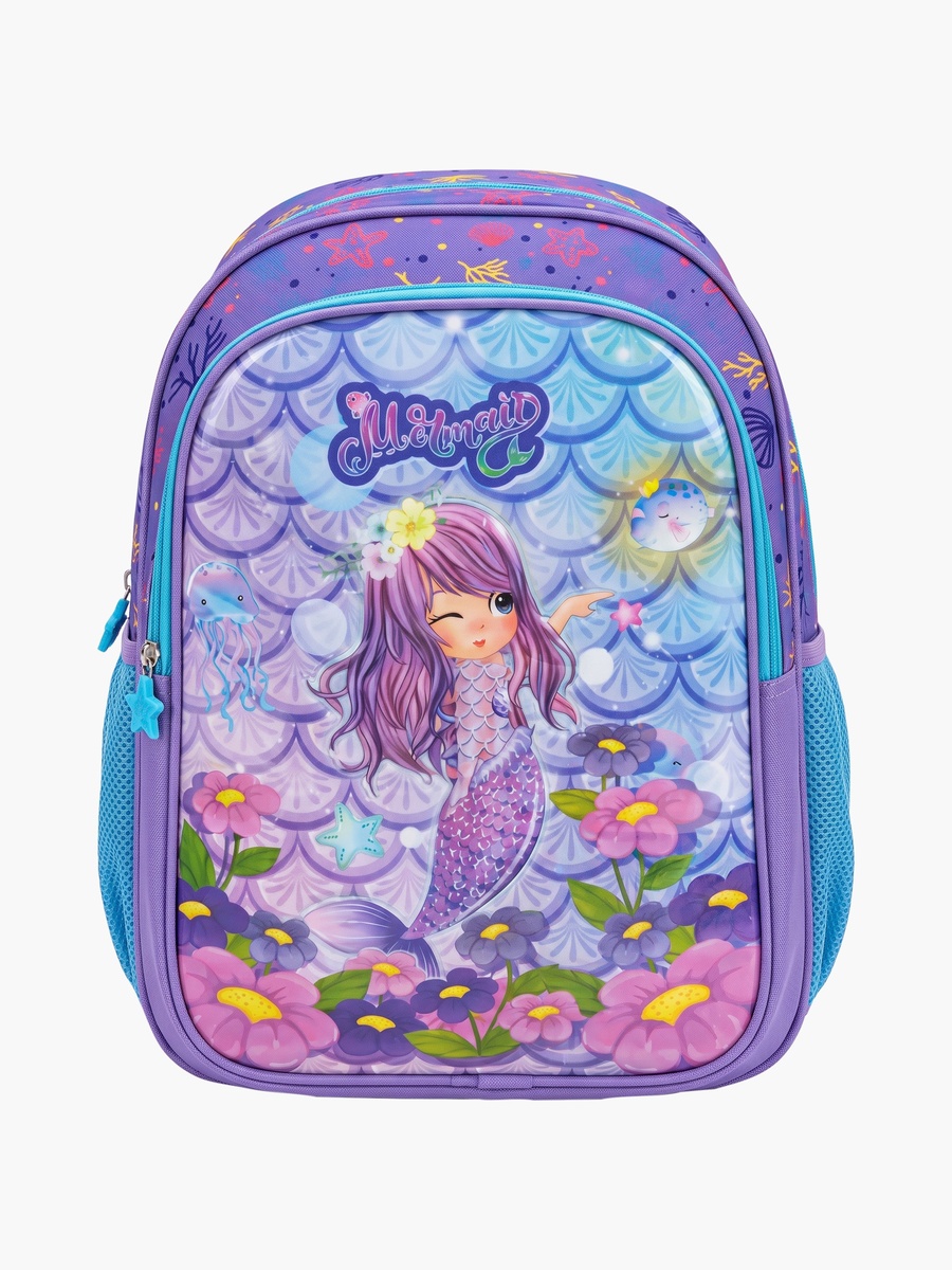 Mermaid 5-Piece School Backpack Set with Lunch Bag - 15 Inch