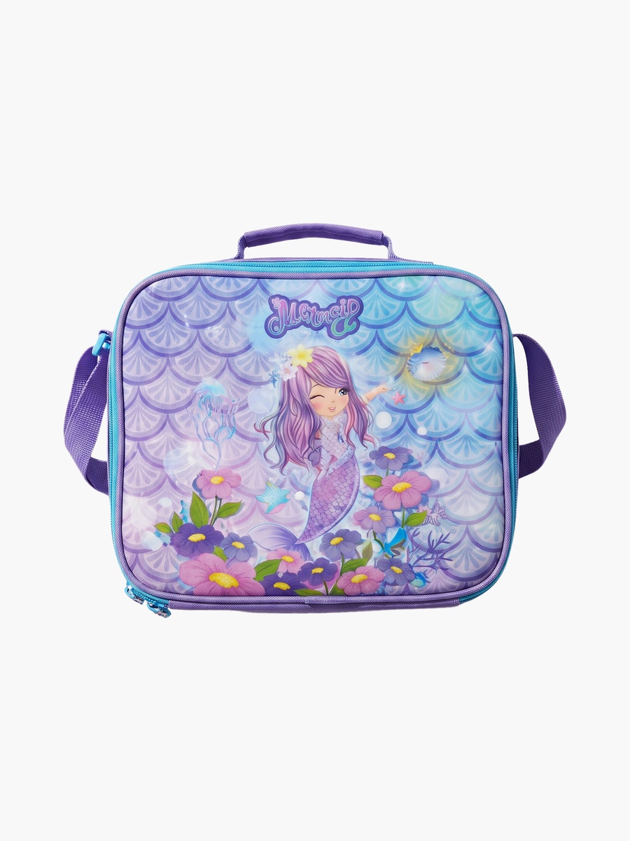 Mermaid 5-Piece School Backpack Set with Lunch Bag - 15 Inch