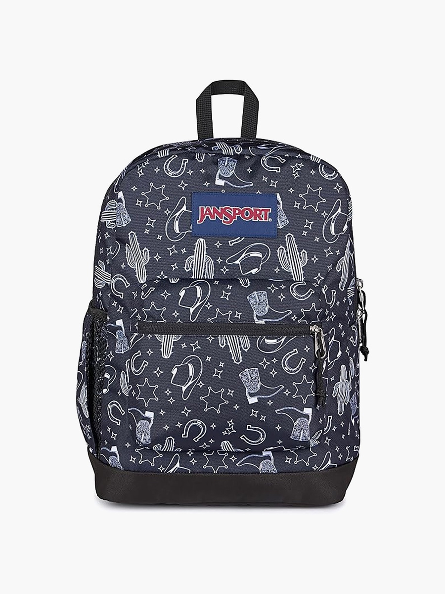 Printed Backpack with Laptop Sleeve - 26 Ltr