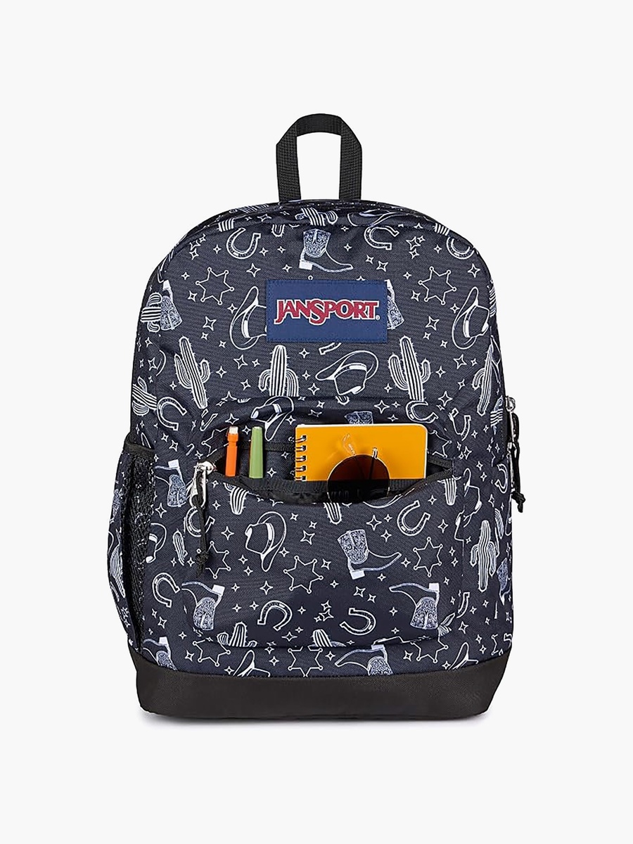 Printed Backpack with Laptop Sleeve - 26 Ltr