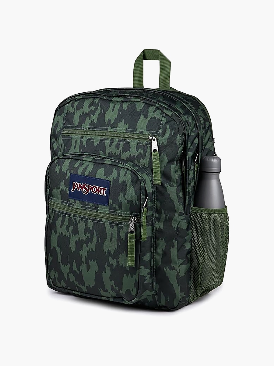 Printed Backpack with Laptop Sleeve - 34 Ltr