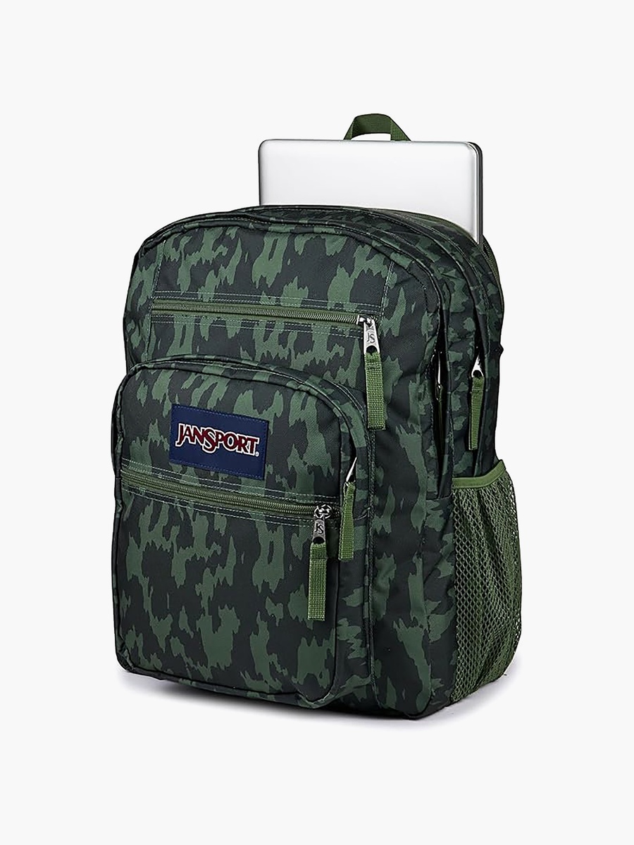 Printed Backpack with Laptop Sleeve - 34 Ltr