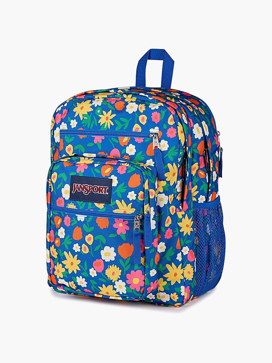 Floral Backpack with Laptop Sleeve - 34 Ltr