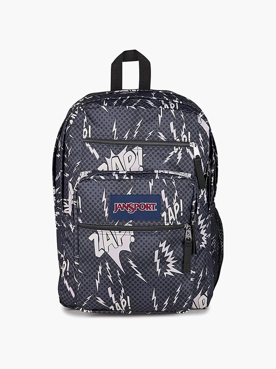 Printed Backpack with Laptop Sleeve - 34 Ltr