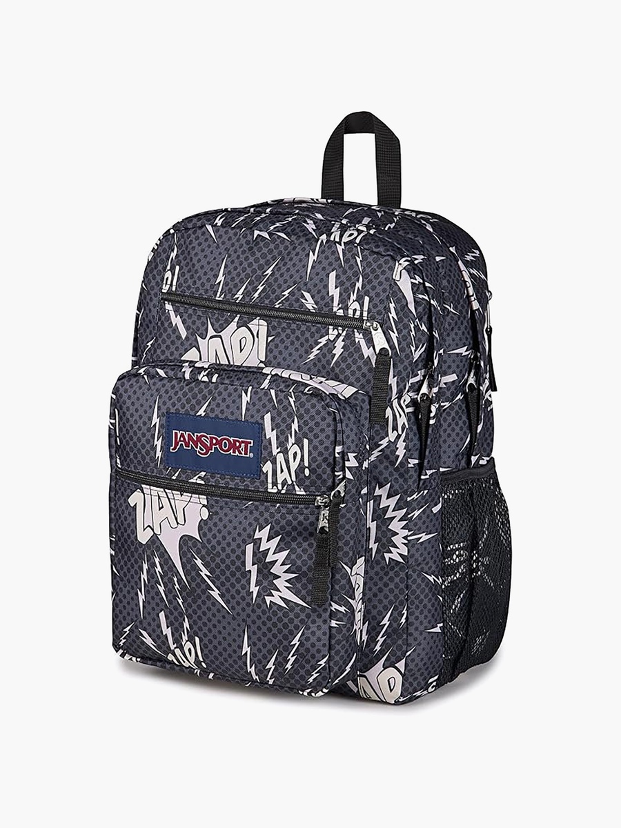 Printed Backpack with Laptop Sleeve - 34 Ltr