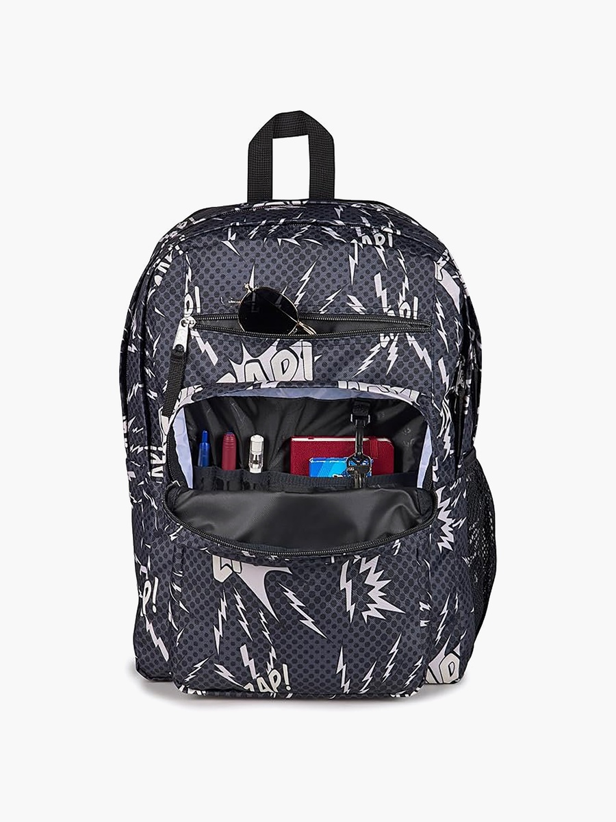 Printed Backpack with Laptop Sleeve - 34 Ltr