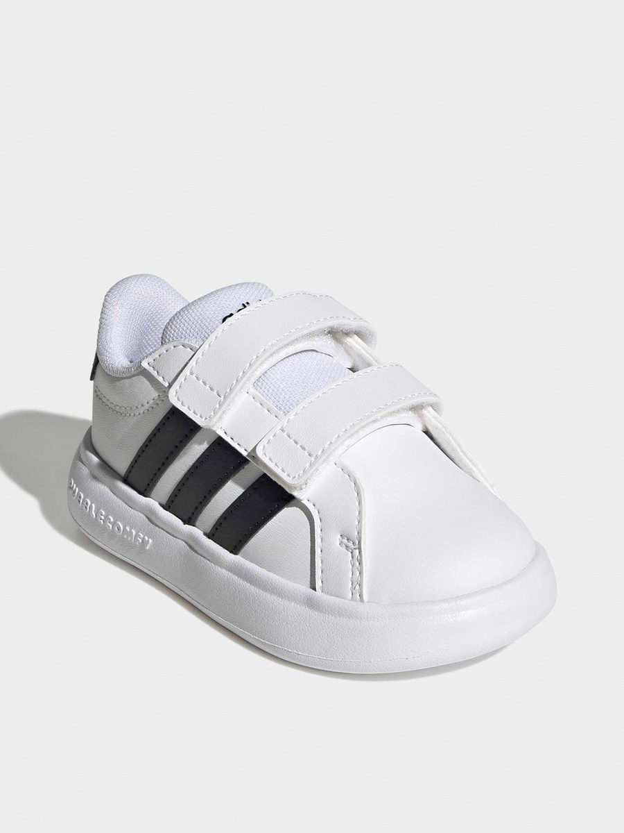 Boys Grand Court 3.0 Hook and Loop Ankle Sneakers