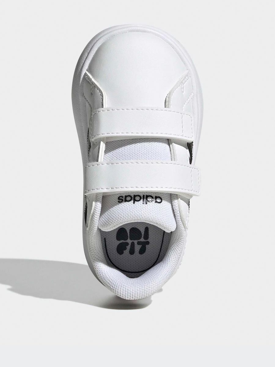 Boys Grand Court 3.0 Hook and Loop Ankle Sneakers