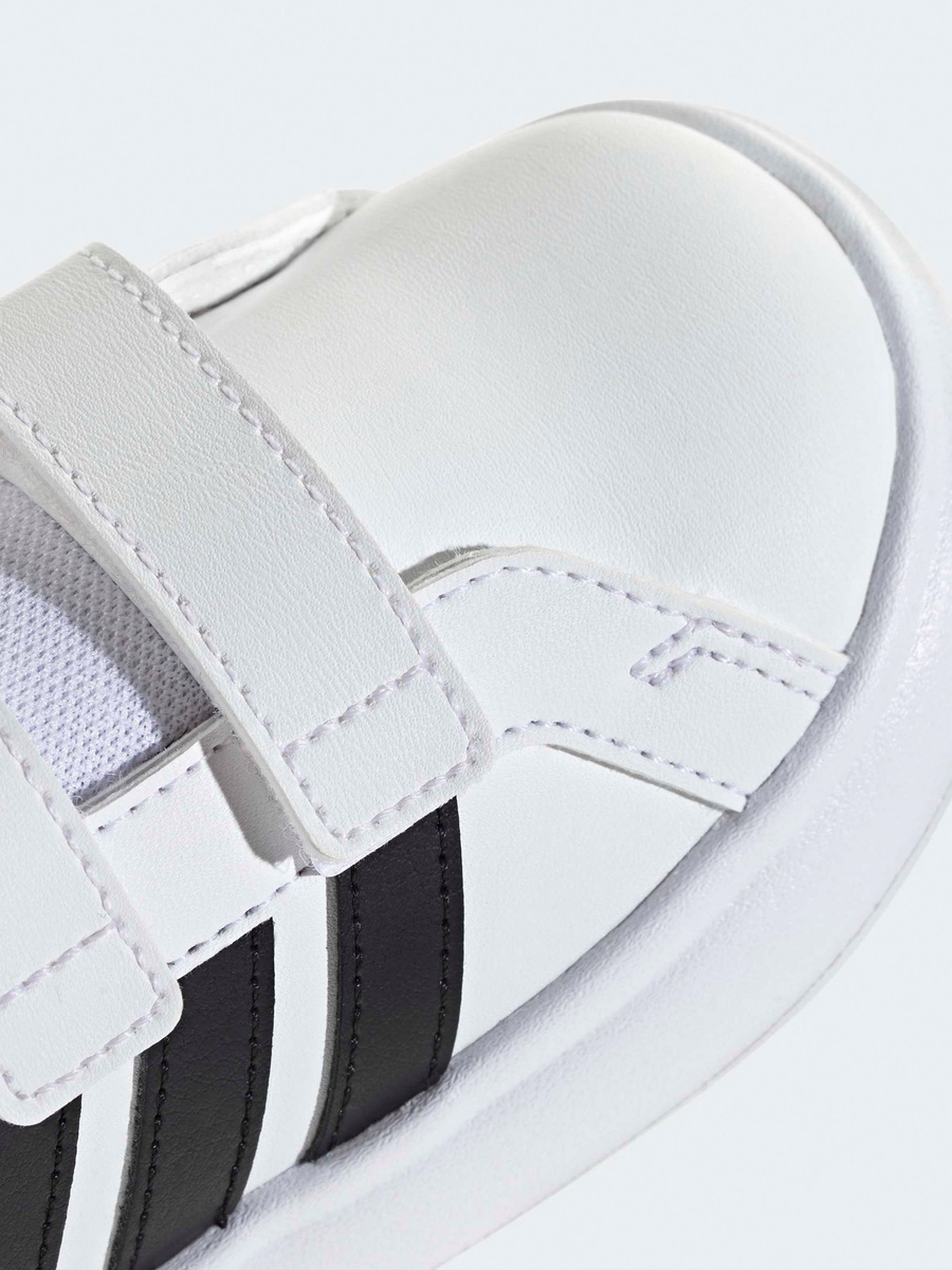 Boys Grand Court 3.0 Hook and Loop Ankle Sneakers