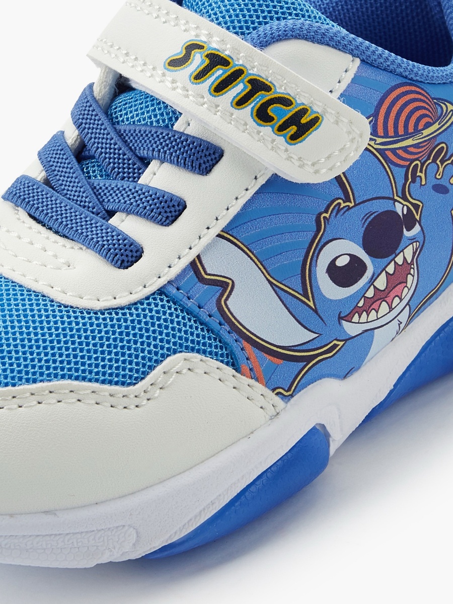 Boys Stitch Print Light-Up Ankle Sneakers