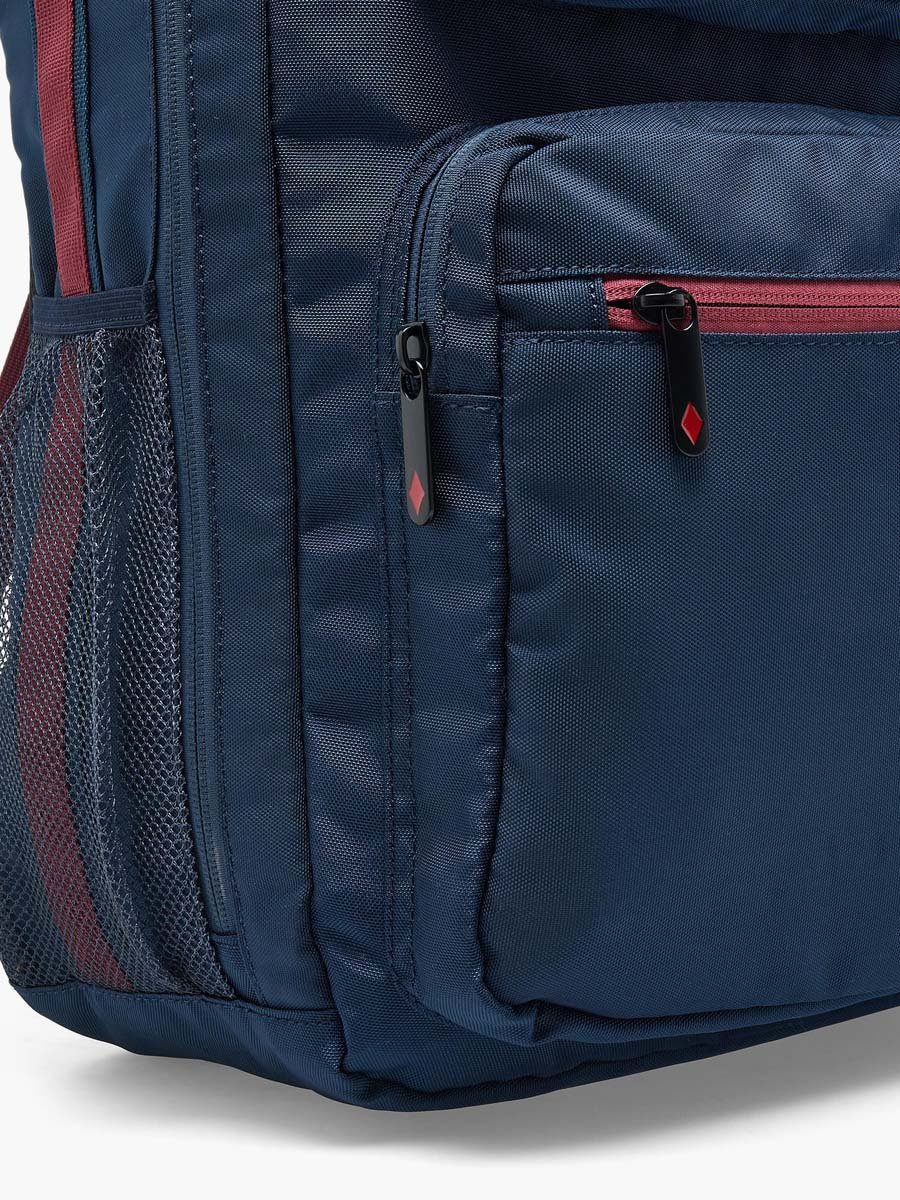 Logo Print 3-Piece School Backpack with Lunch Bag and Pouch