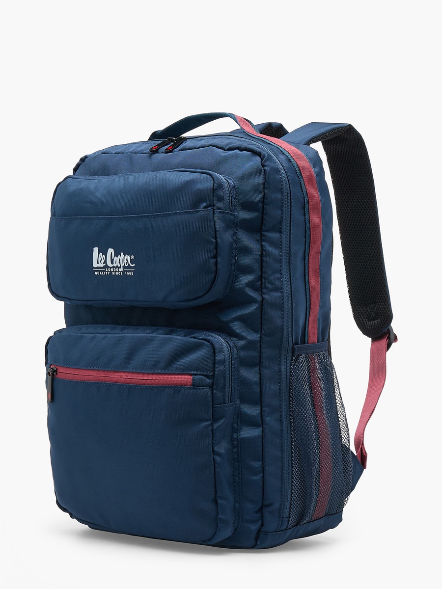 Logo Print 3-Piece School Backpack with Lunch Bag and Pouch