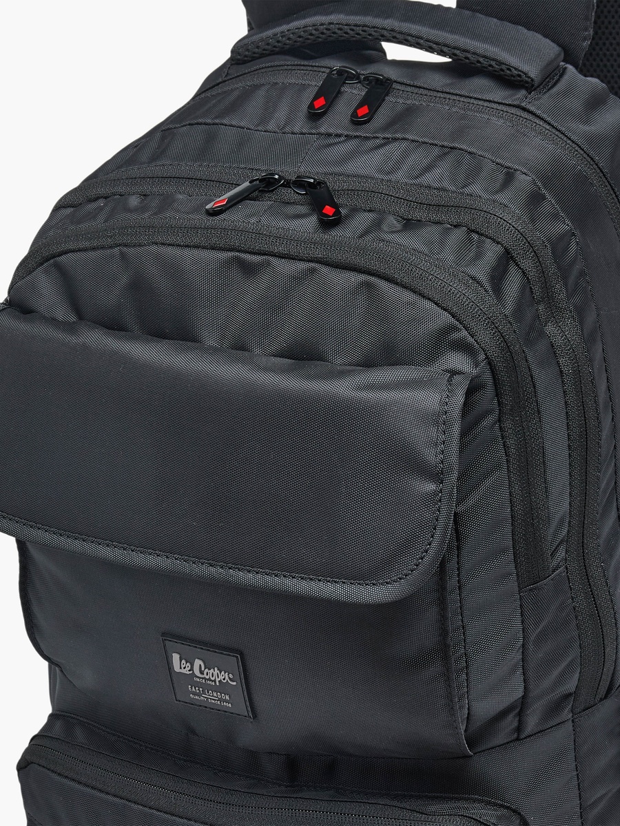 Solid Backpack with Padded Straps