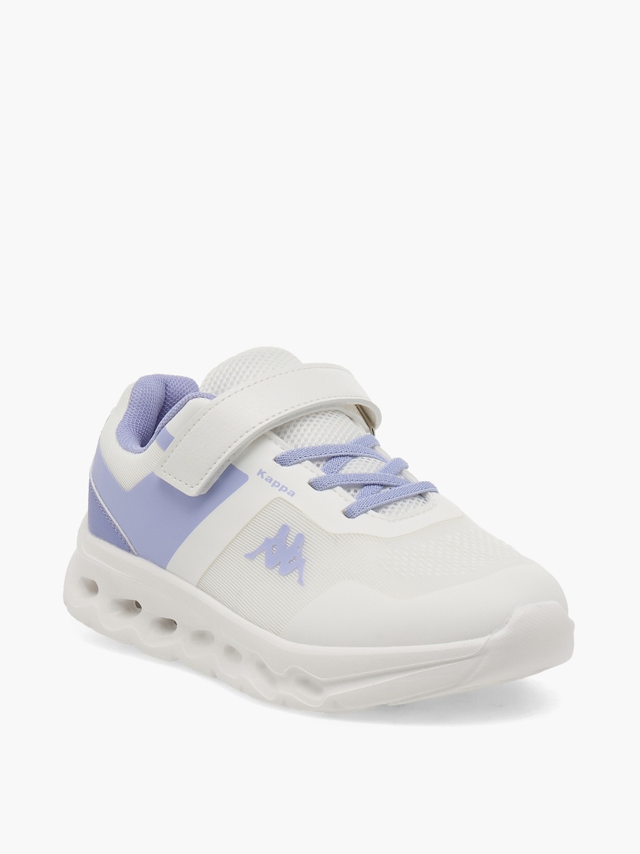 Girls Logo Print Hook and Loop Sports Shoes