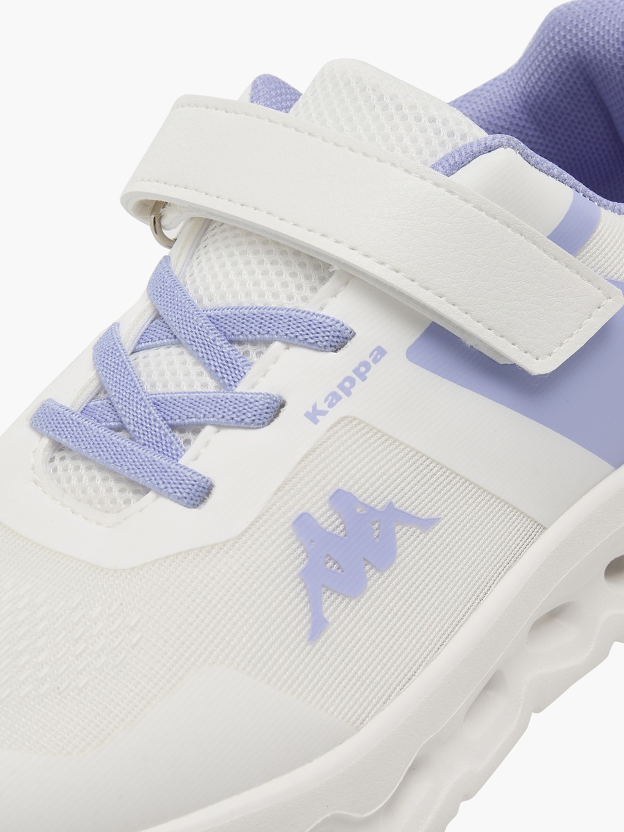 Girls Logo Print Hook and Loop Sports Shoes