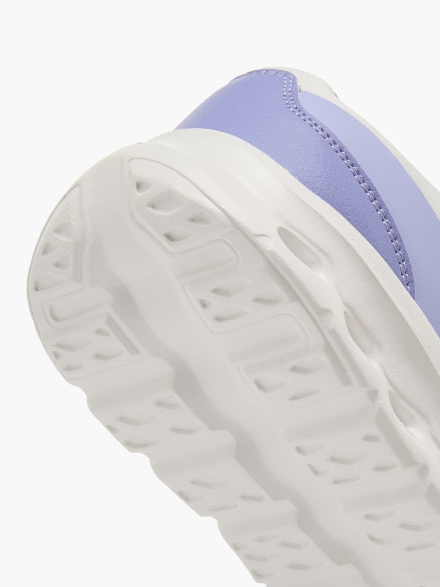 Girls Logo Print Hook and Loop Sports Shoes