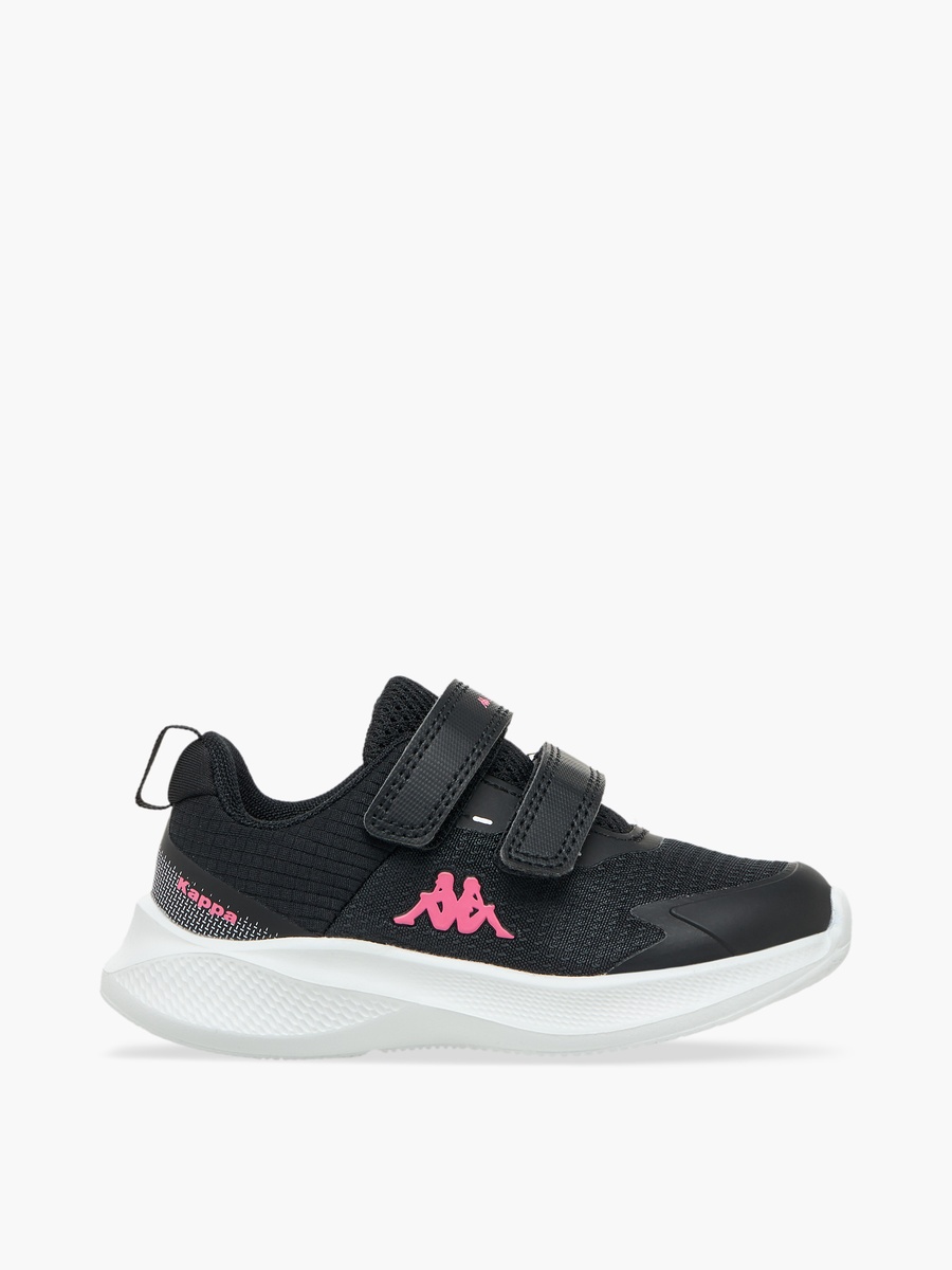 Girls Logo Print Hook and Loop Sports Shoes