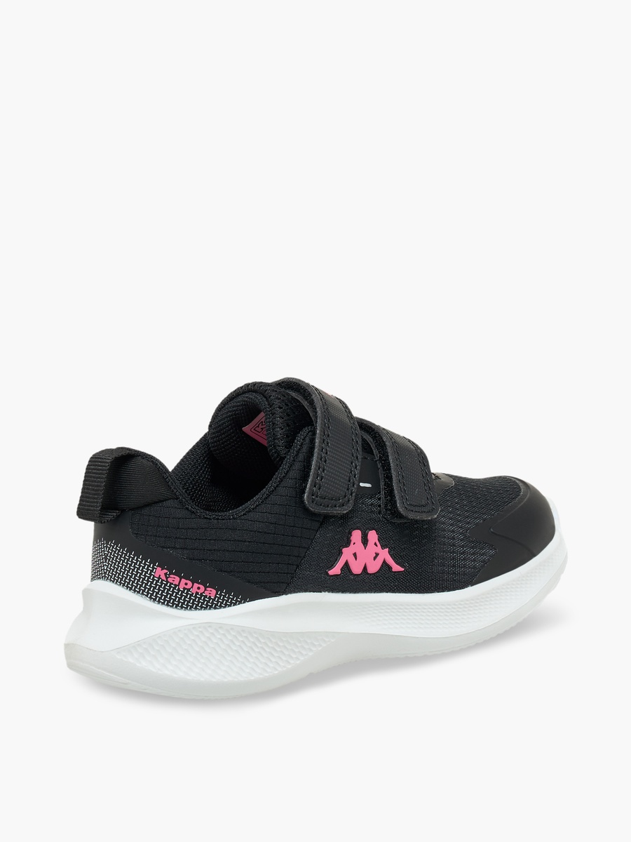 Girls Logo Print Hook and Loop Sports Shoes