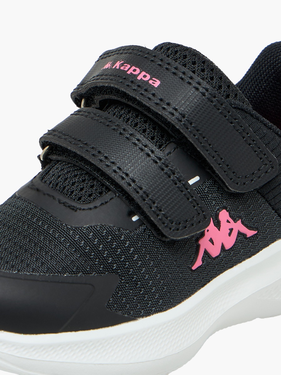 Girls Logo Print Hook and Loop Sports Shoes