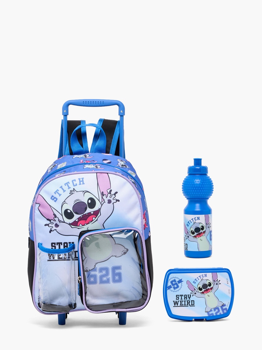 Stitch 3-Piece Backpack Set with Lunch Bag and Water Bottle