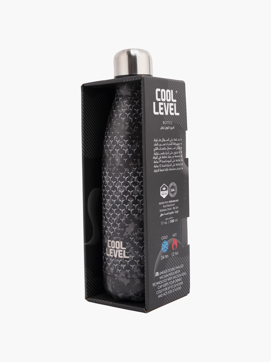 Stainless Steel Water Bottle with Convenient Design- 500 ml
