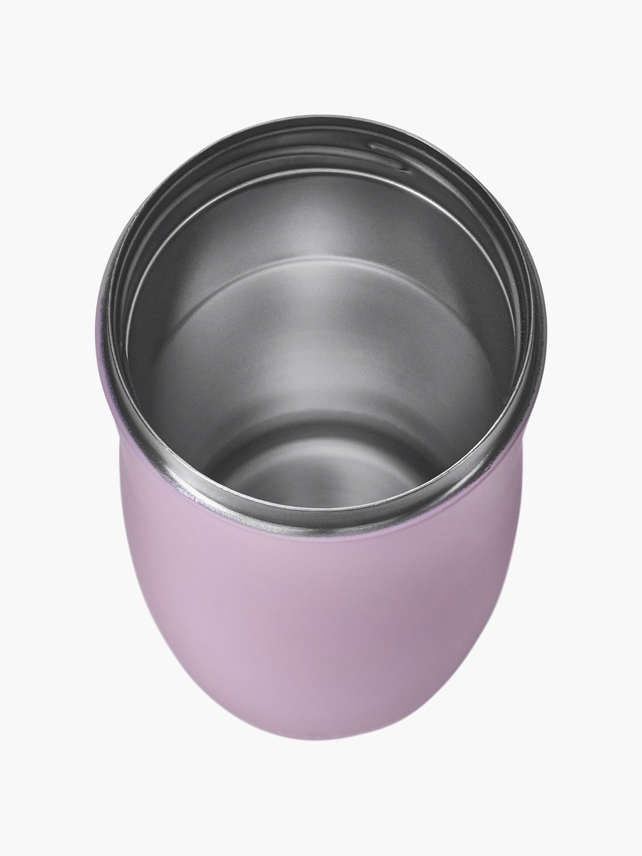 Plain Stainless Steel Travel Mug with Autoseal Spout and Leak Resistant Design - 470 ml