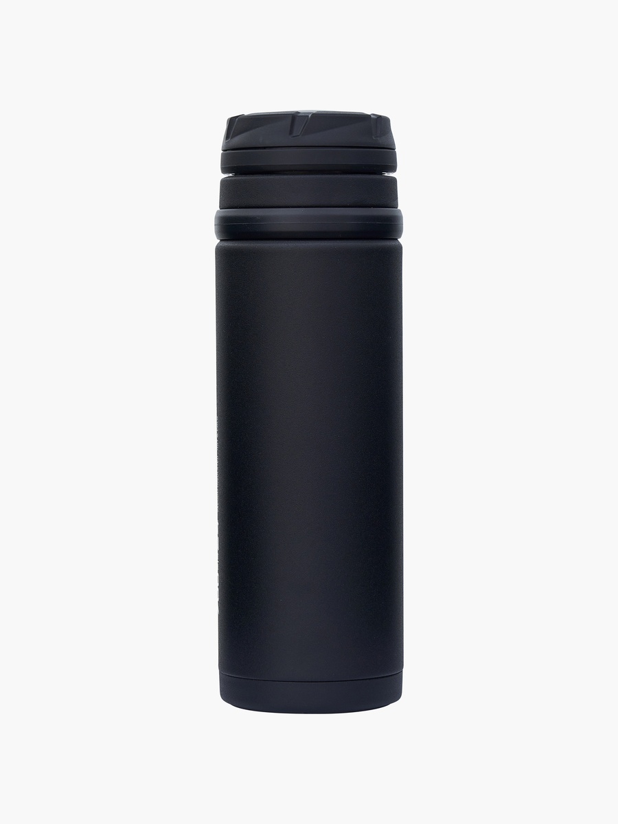 Plain Stainless Steel Water Bottle with Wide Mouth and Leak Resistant Design - 720 ml
