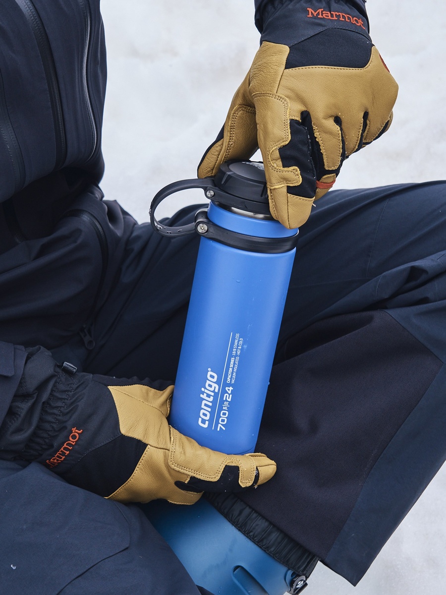 Plain Stainless Steel Water Bottle with Wide Mouth and Leak Resistant Design - 720 ml