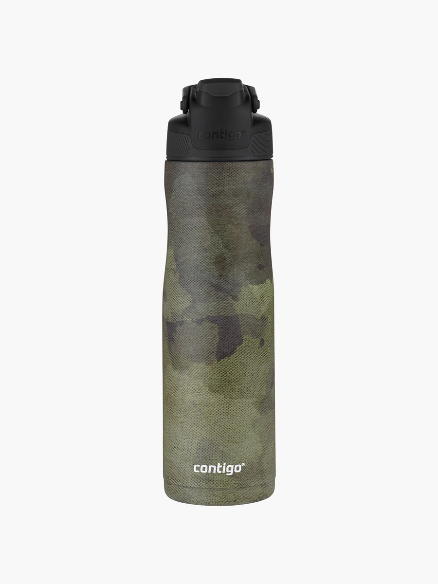 Plain Stainless Steel Water Bottle with Sipper Spout and Leak Resistant Design - 720 ml
