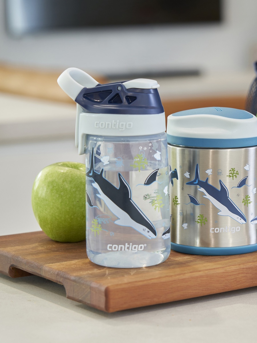 Printed Tritan Water Bottle with Autoseal Spout and Leak Resistant Design - 420 ml