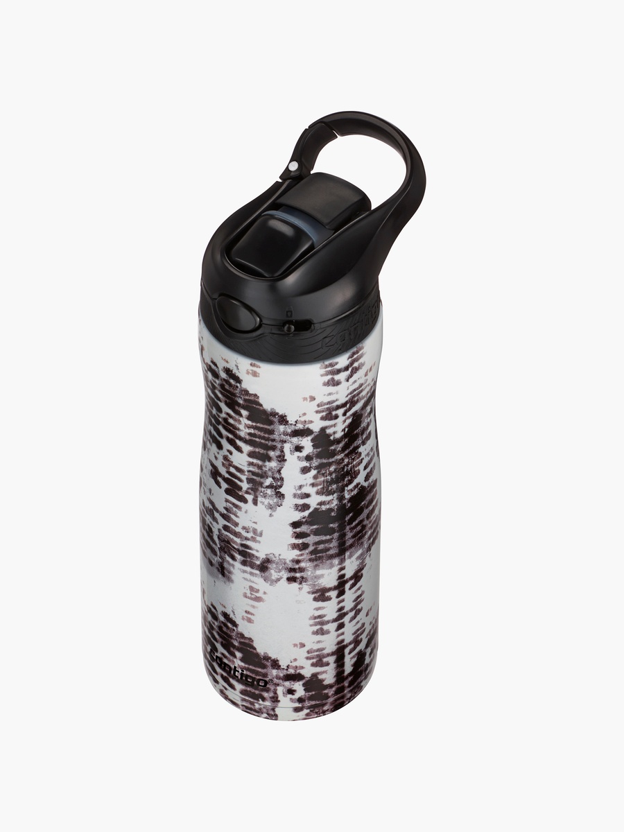 Printed Stainless Steel Water Bottle with Sipper Spout and Leak Resistant Design - 590 ml