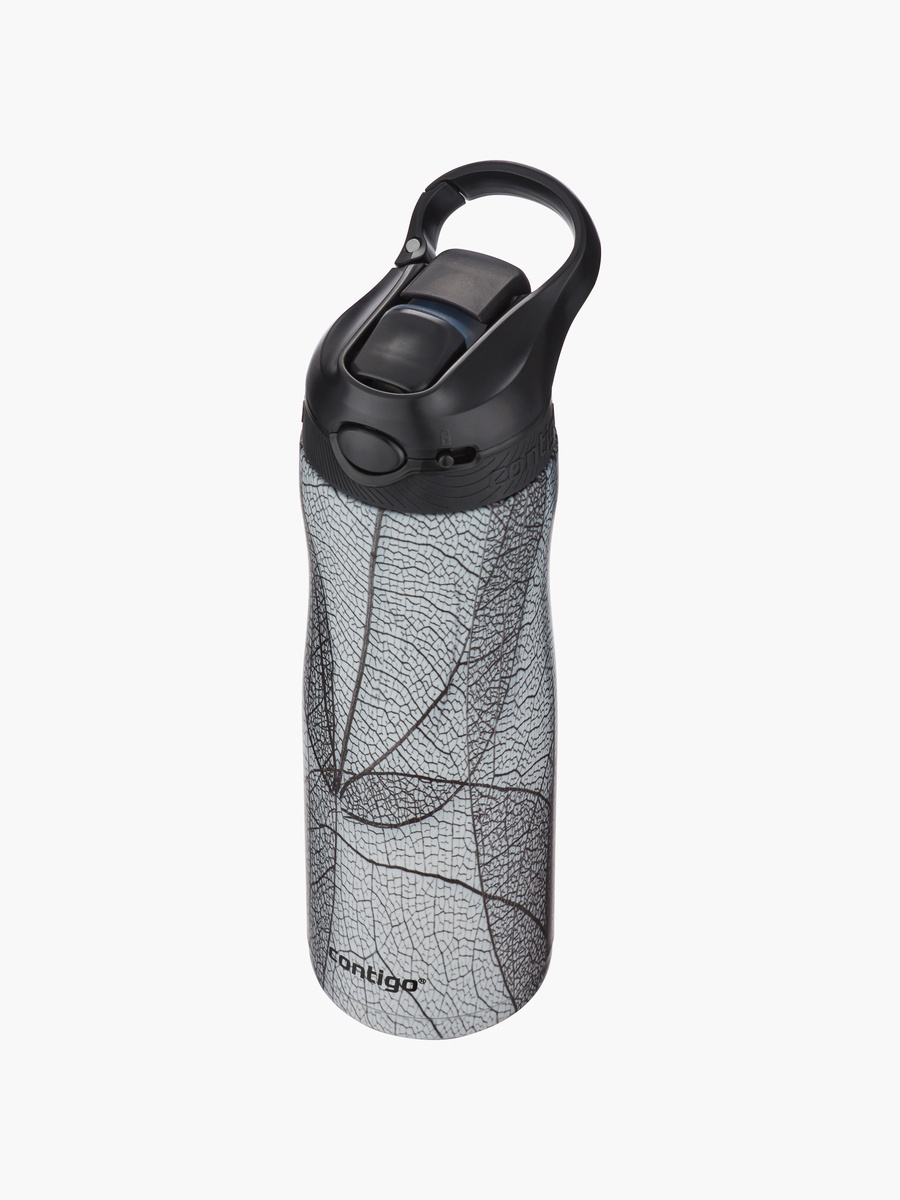 Printed Stainless Steel Water Bottle with Sipper Spout and Leak Resistant Design - 590 ml
