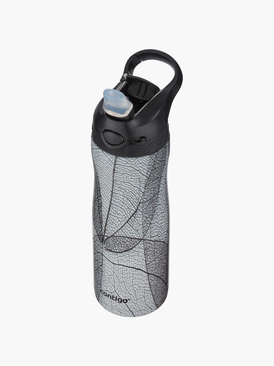 Printed Stainless Steel Water Bottle with Sipper Spout and Leak Resistant Design - 590 ml