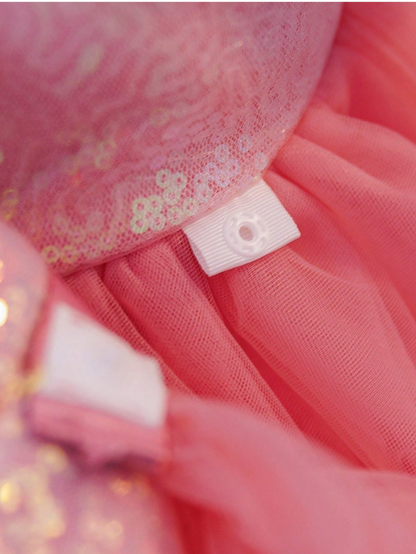 Dark Pink Solid Round Neck Swing Dress