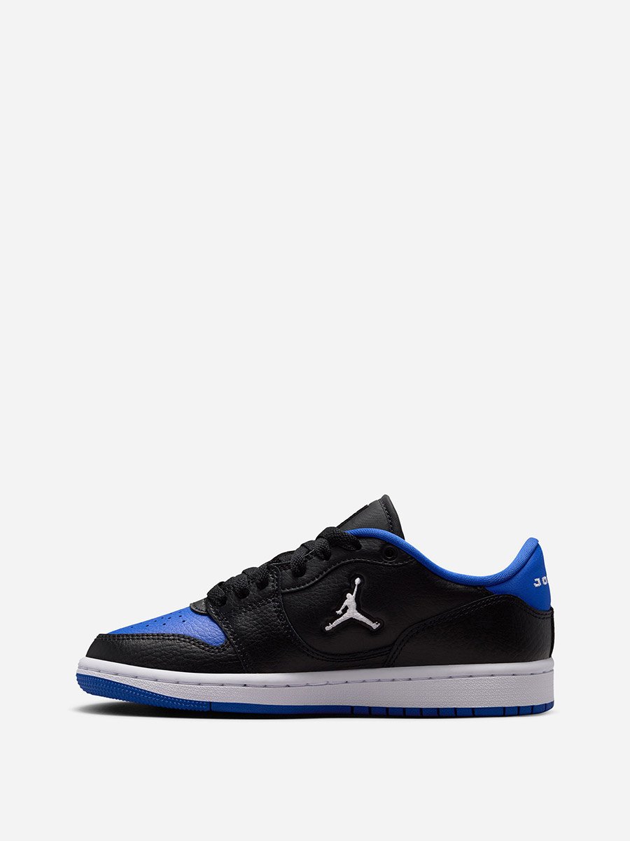 Kids Black Court Connect Low Sneakers