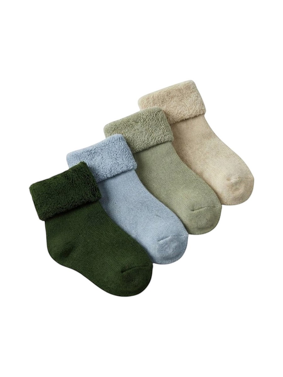 Baby 4-Pack Roll-Top Socks