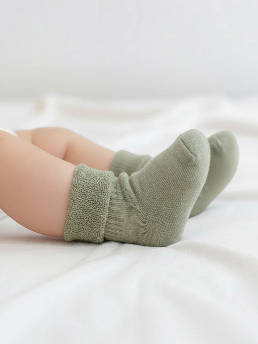 Baby 4-Pack Roll-Top Socks