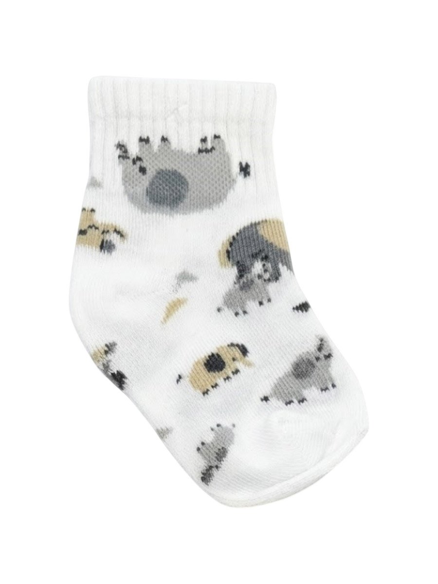 Baby Animal Print Ankle Socks - 4 Pack