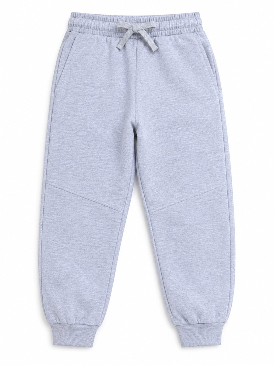 Kids Grey Relaxed Fit Drawstring Joggers