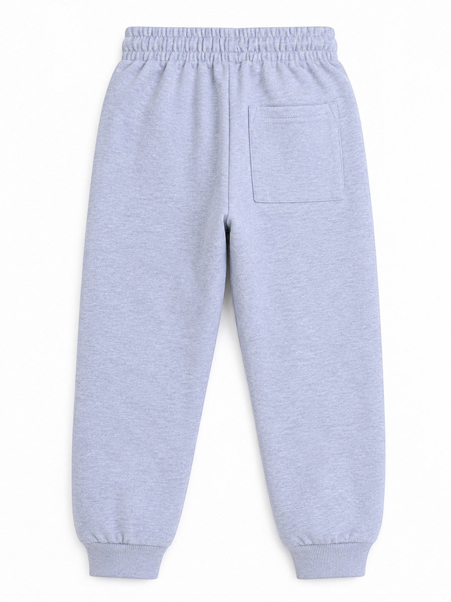 Kids Grey Relaxed Fit Drawstring Joggers